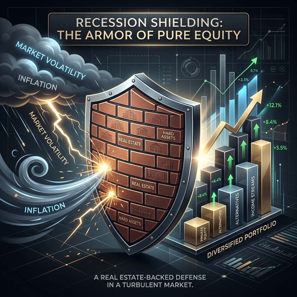 Recession Shielding: The Armor of Pure Equity